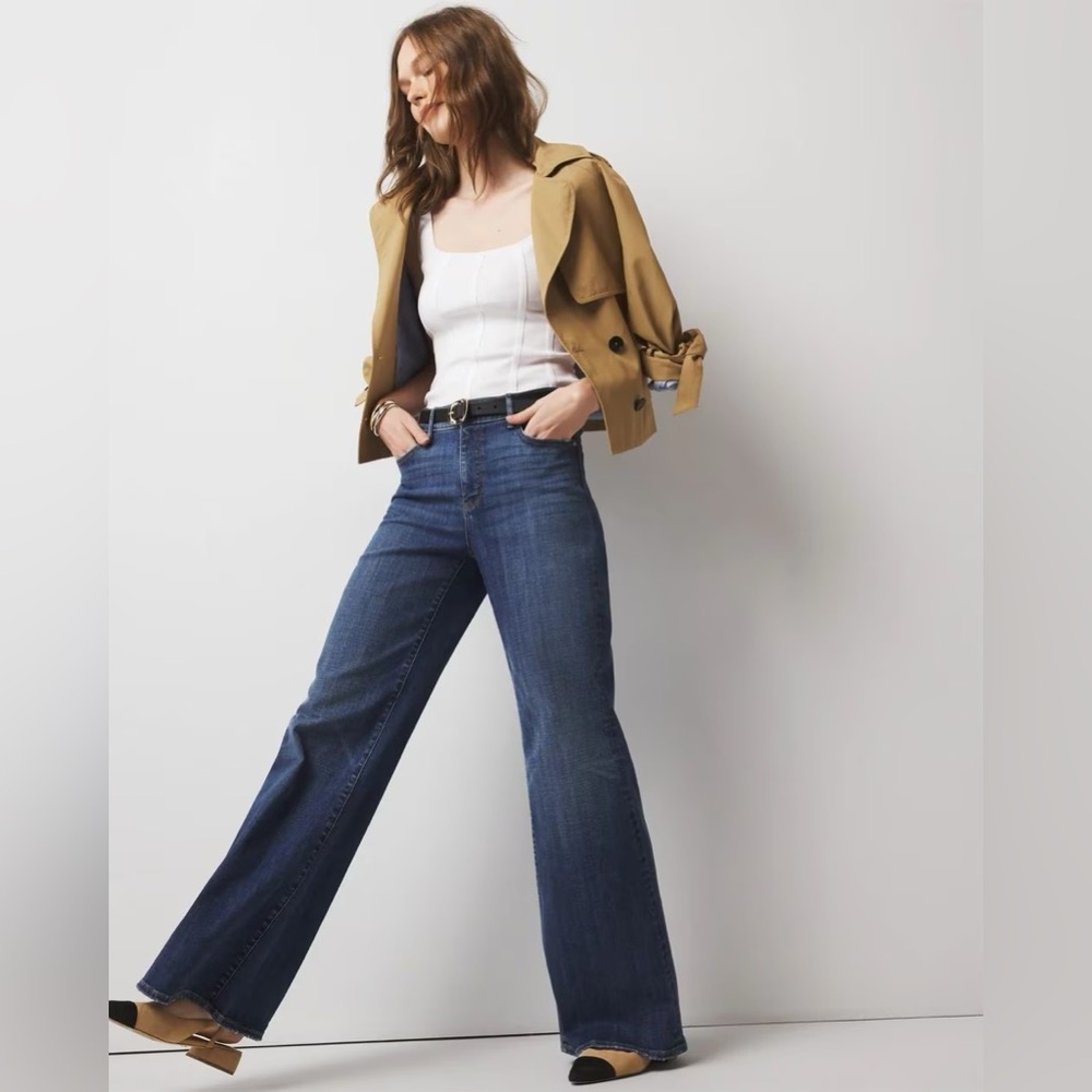 White House Black wide legs jeans